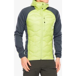 Peak Performance Helium Down Hybrid Hood giacca ibrida - crystal green/mountain mist taglia: m
