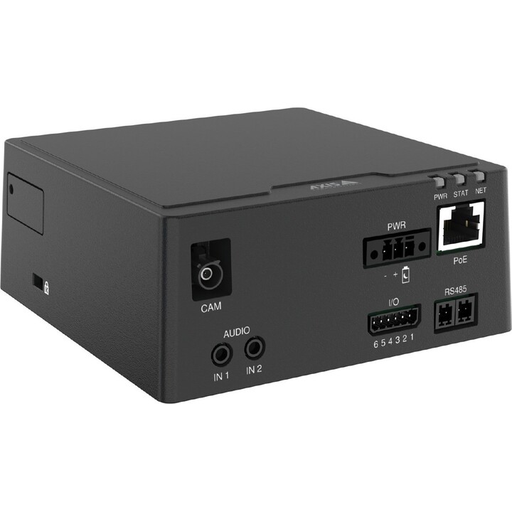 AXIS F9111-R Mk II Modulare 1-Kanal-Haupteinheit 4K UHD AI-basierte Überwachungslösung für hohe Vibrationen mit Axis Edge Vault 