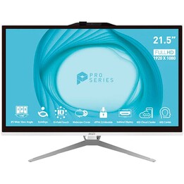 MSI PRO AP222T 13M-499EU Intel Pentium G7400 4GB 128GB 22" W11P Blanco