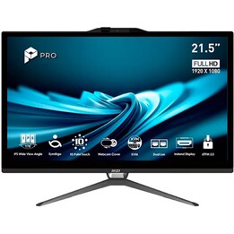 MSI PRO AP222T 14MA-613EU 21,5 pollici Full HD IPS Touch PC All-in-One Intel Core i3-14100 8GB RAM 512GB SSD Windows 11 Home Ner