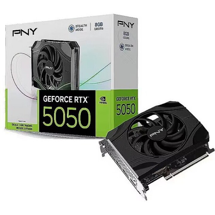 PNY GeForce RTX 5050 Single Fan 8GB GDDR7 DLSS4