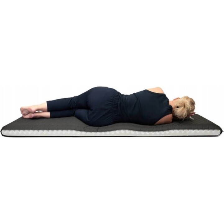 Outwell Sleepin Doble esterilla autoinflable de 3,0 cm de grosor, Gris