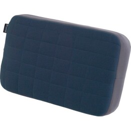 Outwell Memory Air Pillow Almohada hinchable de lujo con espuma viscoelástica, Gris Azul