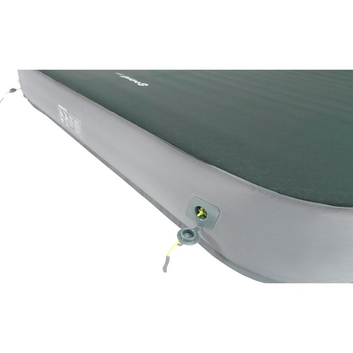 Outwell Dreamboat Double doppelte selbstaufblasende Matte 7,5 cm Dicke, Grau Grün