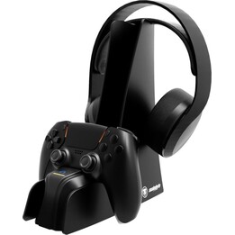Snakebyte Dual Charge & Headset Stand 5 Preto, USB, para PlayStation 5