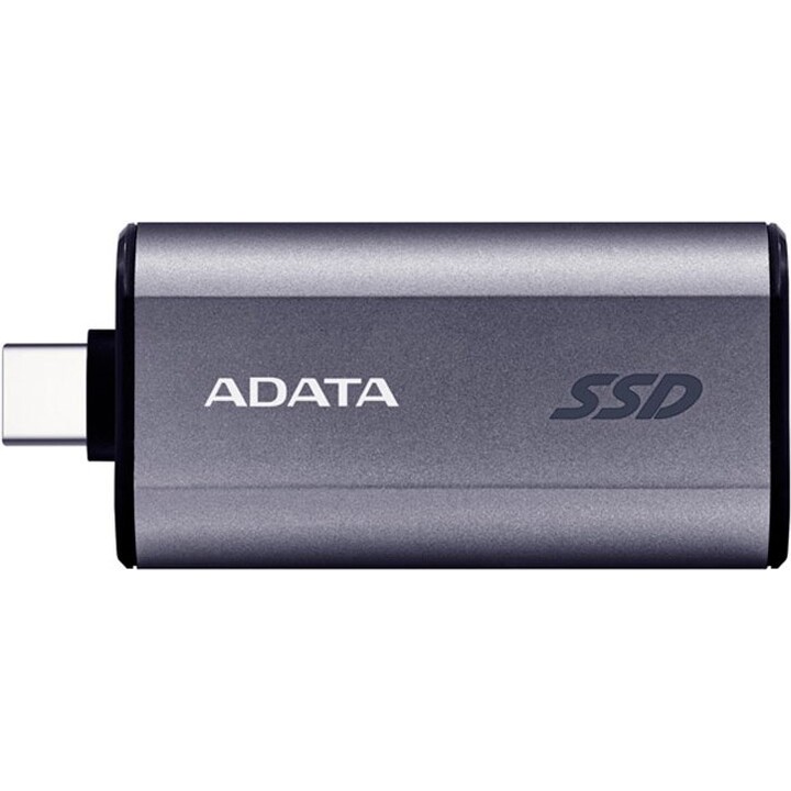 Adata SC750 1TB External SSD USB 3.2 Gen 2 Type-C Portable Solid State Drive Black Titanium