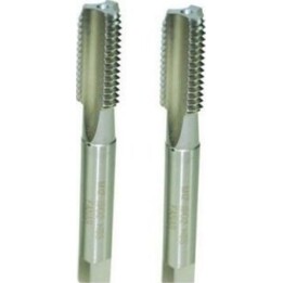 Fanar M24 x 3,00 Satz 2 Stück HSS Handgewindebohrer DIN-352 für Metallgewinde, Silber