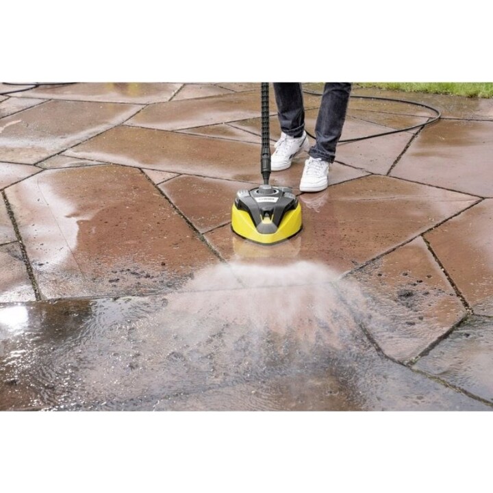 Kärcher T 7 Plus T-Racer limpiadora de superficies con boquilla de potencia integrada, Amarillo