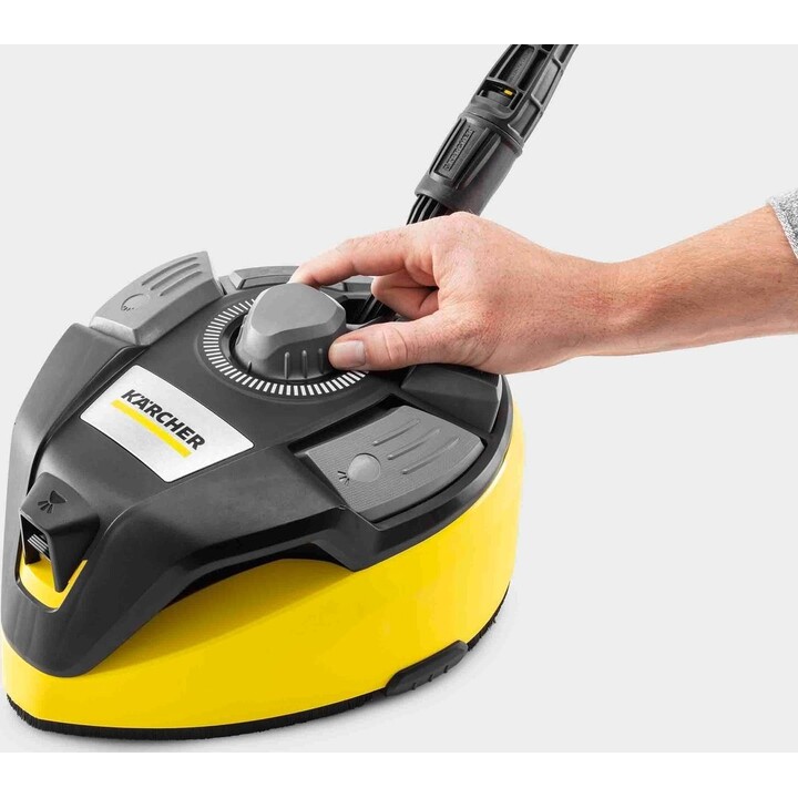Kärcher T 7 Plus T-Racer limpiadora de superficies con boquilla de potencia integrada, Amarillo