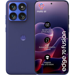 Motorola Moto Edge 70 Fusion 5G, 12GB 256GB, 6,78 poLED AMOLED curvo, 7000mAh, Blu Orient