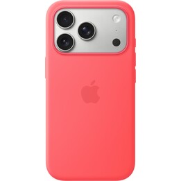Custodia in silicone Apple con MagSafe per iPhone 17 Pro – Guava brillante
