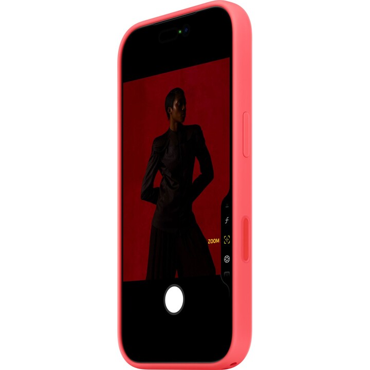 Apple Silicone Case with MagSafe for iPhone 17 Pro – Bright Guava