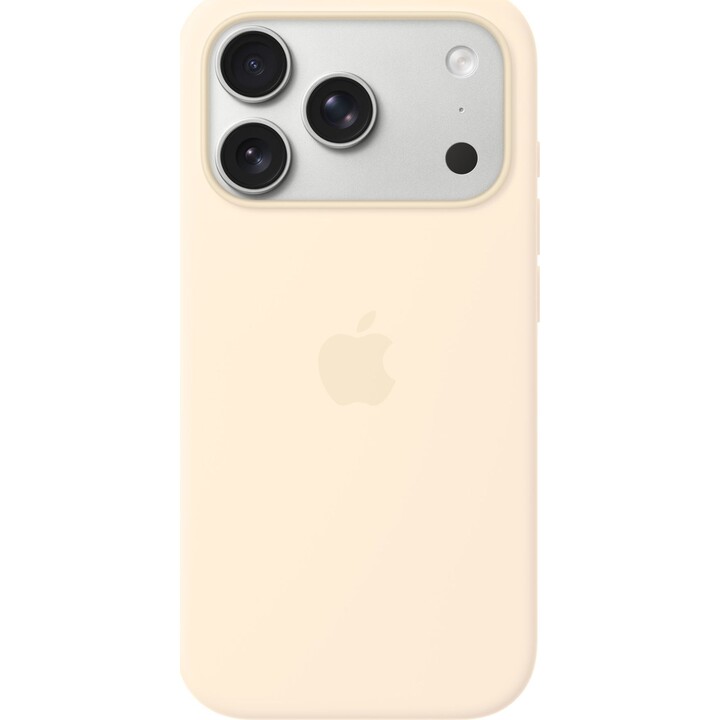 Apple Silikonhülle mit MagSafe für iPhone 17 Pro – Vanille