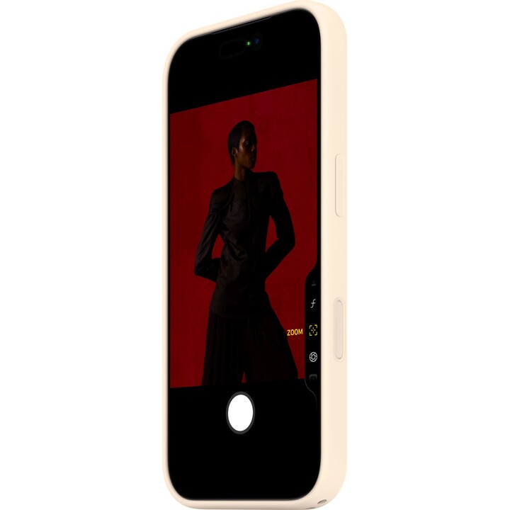 Custodia in silicone Apple con MagSafe per iPhone 17 Pro – Vaniglia