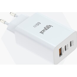 iggual Triple USB-A + 2 x Tipo C GaN 65W