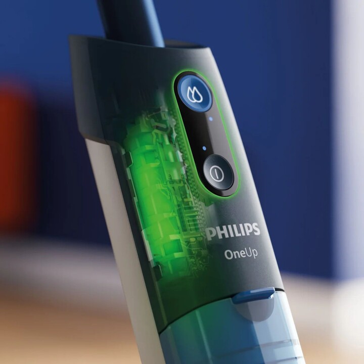Philips XV5113/01 Esfregona eléctrica OneUp Série 5000, Azul Preto