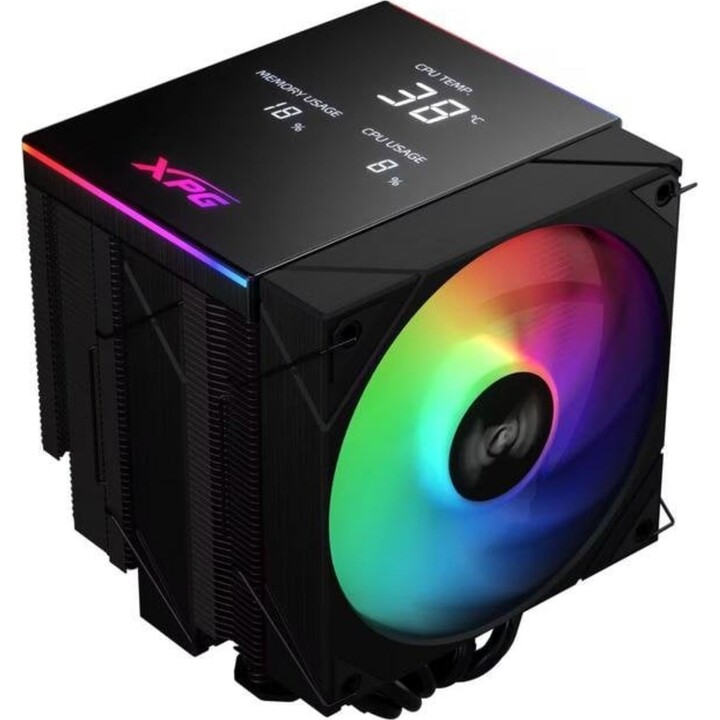 Adata Maestro Plus 62DA ARGB Ventola di raffreddamento ad aria digitale per CPU Socket AM5/Intel LGA1851 120 mm