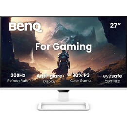 BenQ EW270Q 27" Ultra HD 2K 200Hz IPS HDR Monitor USB-C-Lautsprecher Weiß