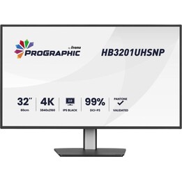 Monitor gráfico iiyama Pro HB3201UHSNP-B1 32" UltraHD 4K 60Hz IPS USB-C Colunas KVM