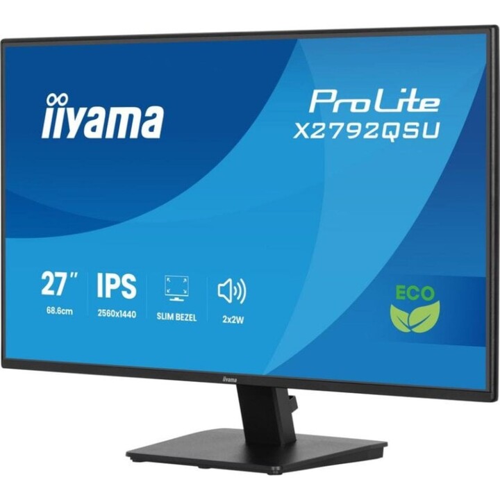 Monitor iiyama ProLite X2792QSU-B1 27" Quad HD 120Hz IPS 3ms Lautsprecher USB HDMI DisplayPort