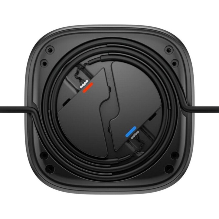 Microphone de bureau Poly Studio A2 avec câble et design compact, noir