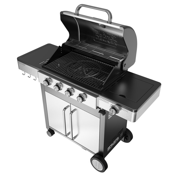 Barbecue a gas Black+Decker BXOG16550E, 4 bruciatori