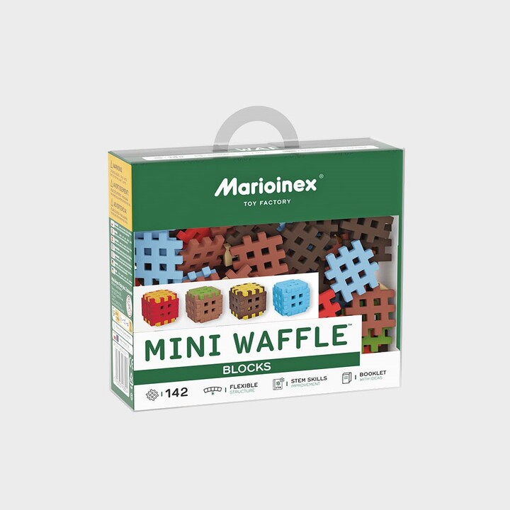 Klocki konstrukcyjne Marioinex Mini Waffle, 142 elementi