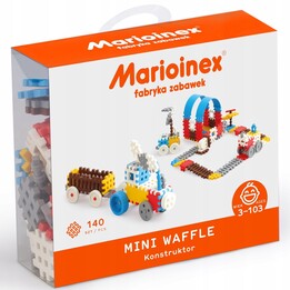 Klocki konstrukcyjne Marioinex Mini Waffle Zestaw 3, 140 elementsów