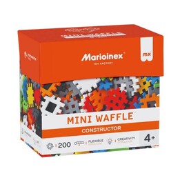 Klocki konstrukcyjne Marioinex Mini Waffle Konstruktor, 200 elementsów