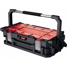 Keter Connect Organisateur d'outils en porte-à-faux avec plusieurs plateaux de rangement mobiles, noir