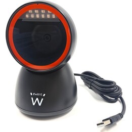 Ewent EW3450 Freihand-Barcodescanner 1D/2D/QR, schwarz