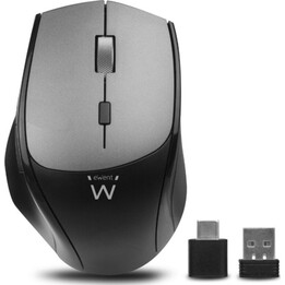 Ewent Dual Wireless Maus mit Silent Click 2400DPI Schwarz