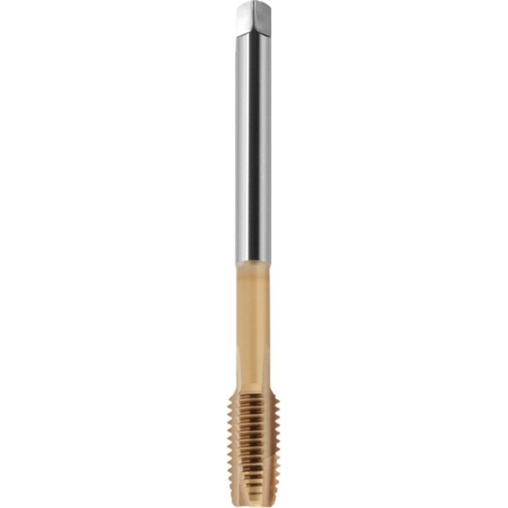 Fanar G 1/4" machine tap DIN-5156B HSSE with professional tin coating 800X, Gold