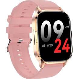 Cool Delta Smartwatch (AMOLED, appels, santé, sport) Rose Silicone