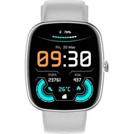Cool Border Smartwatch Silicone Grey (Calls, Health, Sport)