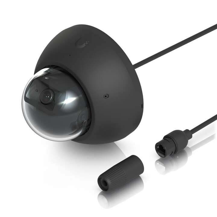 Telecamera di sicurezza IP Ubiquiti AI Dome Pad per interni/esterni, risoluzione 3840 x 2160 pixel, installazione a soffitto/par