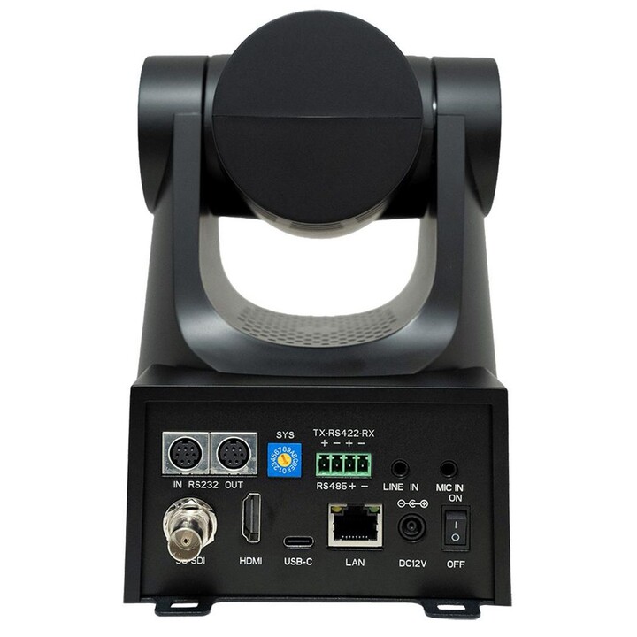 Telecamera PTZ Laia C-pro Infinity 30x (cpi-430/60) 4k 60fps con sensore Sony 1/2.8". Ingressi: Ndi, USB C, HDMI, SDI e LAN