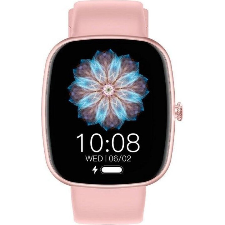 COOL Border smartwatch rosa con cinturino in silicone