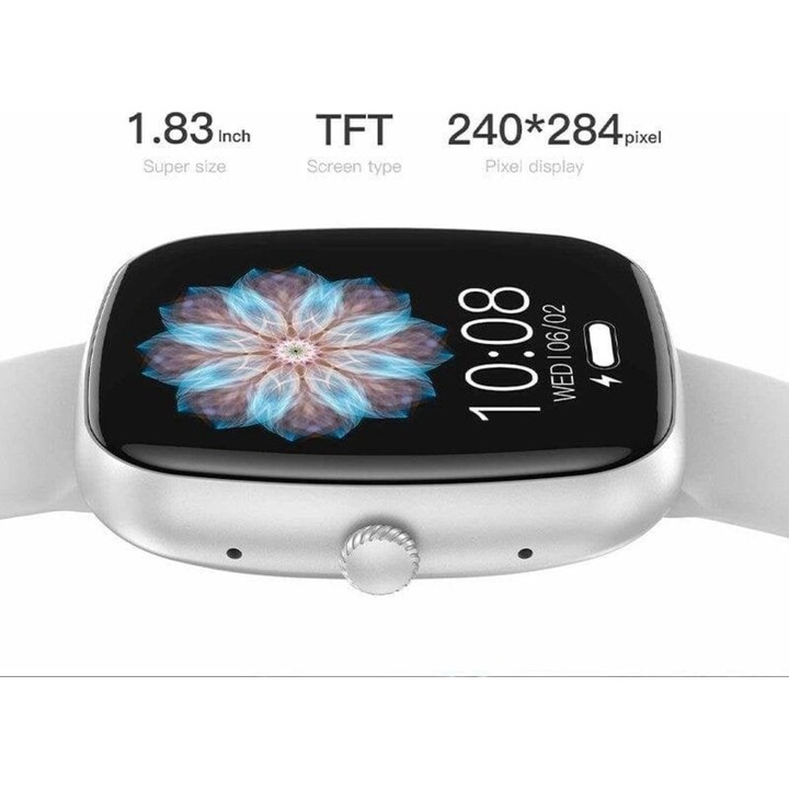 COOL Border smartwatch rosa con cinturino in silicone