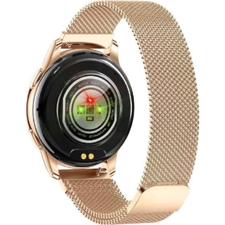 Smartwatch Maxcom Ecowatch 3 AMOLED dorado monitorización avanzada + batería 5 días