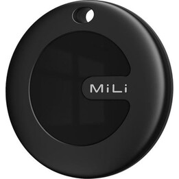 Leotec EasyTag Duo Bluetooth Dual Tracker para iOS e Android, à prova de água IP65, preto com porta-chaves