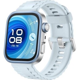Huawei Watch Fit 4 Pro Smartwatch avec GPS, Bluetooth, écran AMOLED 1,82", bleu saphir, et options santé