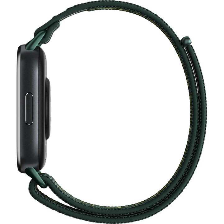 Motorola Moto Watch Fit Smartwatch en aluminium avec bracelet tissé, écran lumineux de 1,9", Bluetooth