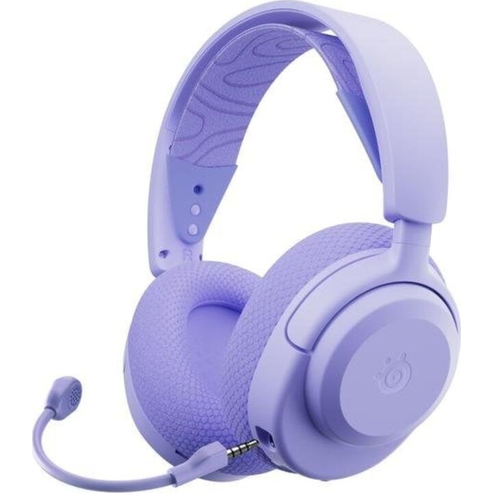 SteelSeries Arctis Nova 3X Wireless Bluetooth and RF Gaming Headset with 360° Sound, Lavender