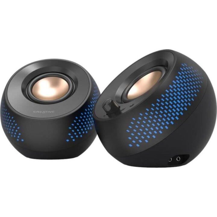 Colunas Creative Full Range Bluetooth 15W com retroiluminação RGB