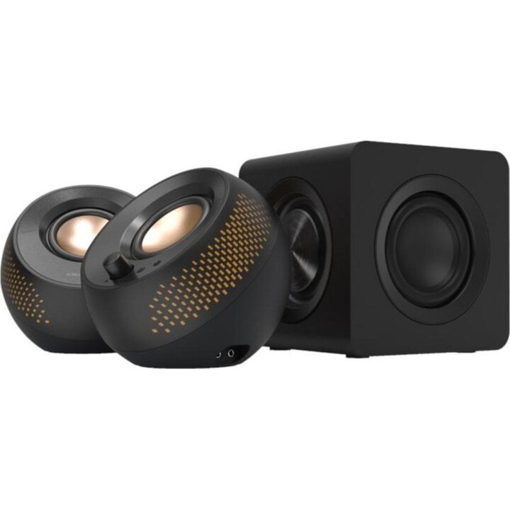 Colunas Creative 2.1 sem fios Bluetooth 60W com subwoofer e USB