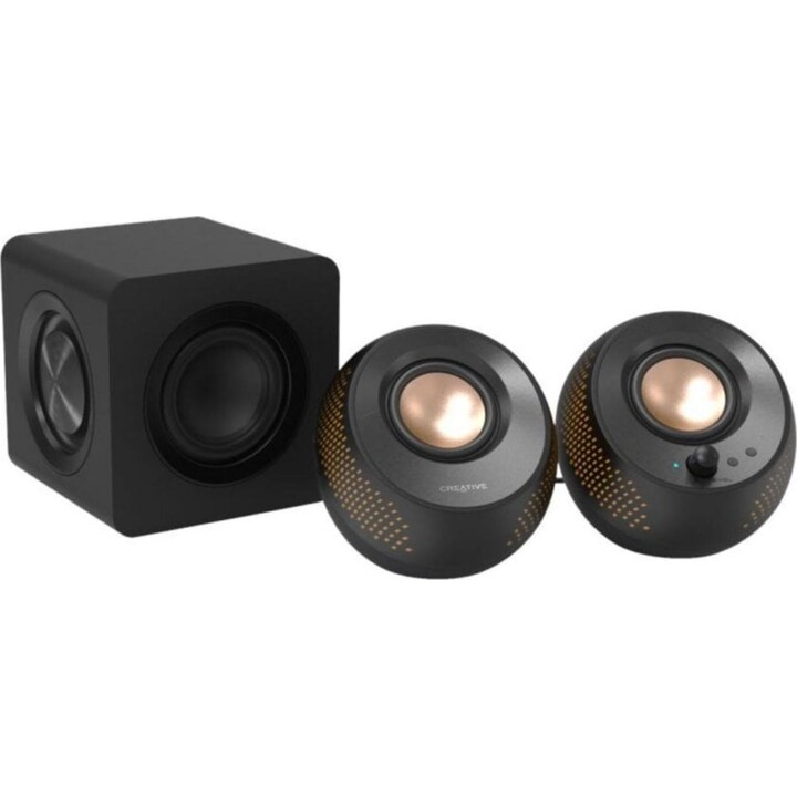 Colunas Creative 2.1 sem fios Bluetooth 60W com subwoofer e USB