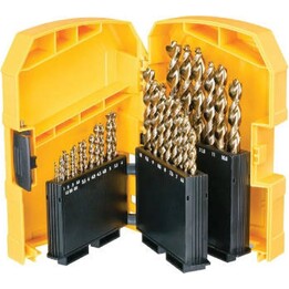 DeWALT DT7926-XJ 29-piece Extreme 2 metal drill bit set for professional work, Yellow