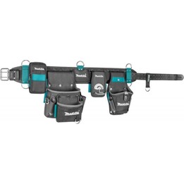Cinturón de herramientas acolchado Makita E-15235 para tareas profesionales de construcción y campo, Azul