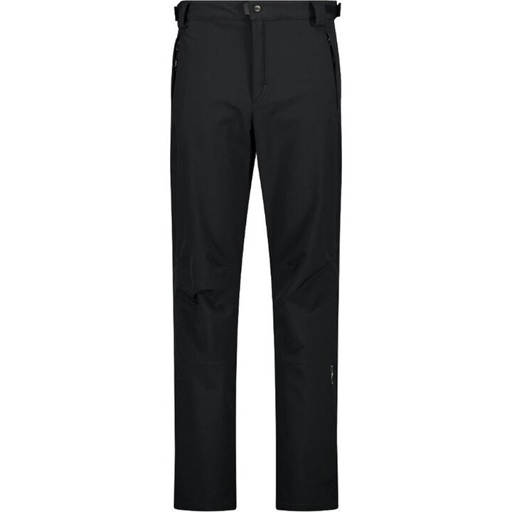 Calças CMP com polaina interior Calças Softshell - Nero Tamanho: L